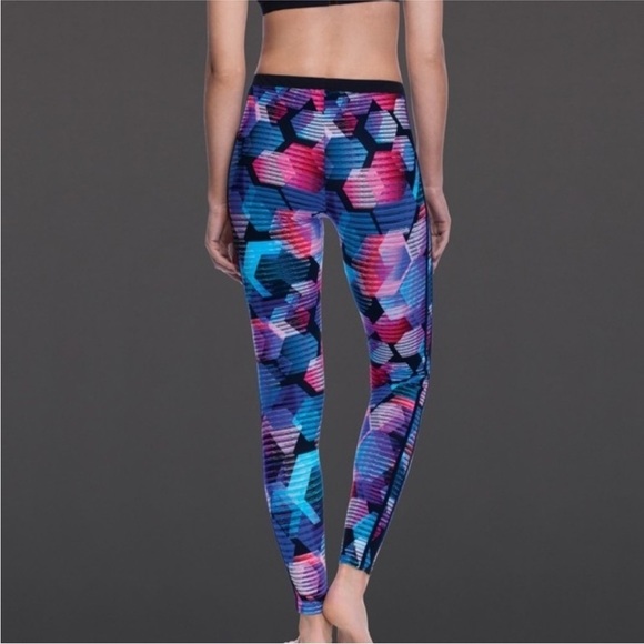 Gottex Swim Leggings Cosmos Multicolored Yoga Workout Large Watersports UPF 50 - Picture 4 of 14